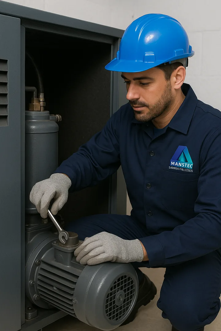 Monitoramento de compressores e redes Manstec